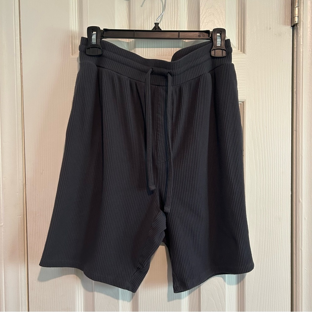 Tommy John Zen Rib Shorts in Phantom Grey - Size Medium